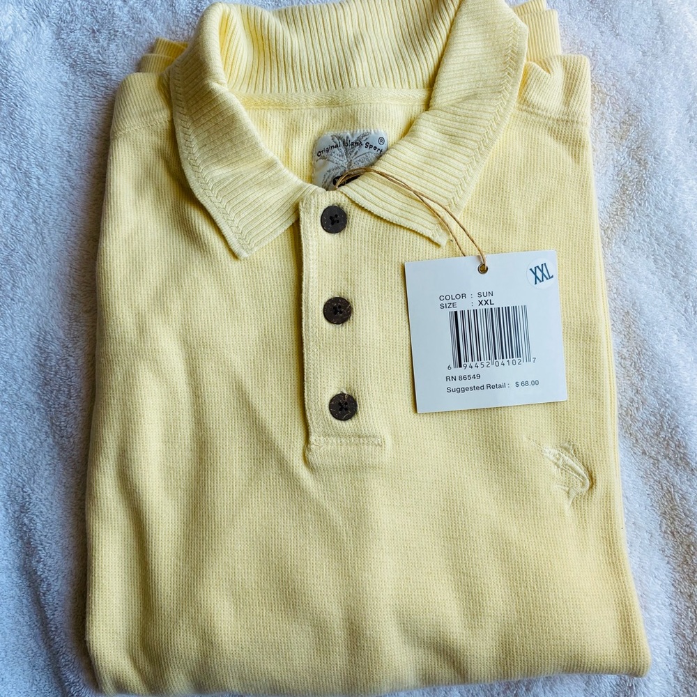Men’s long-sleeve polos